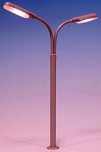 Miniatronics 7208801 HO Scale Lampposts -- Double Highway Light (gray) - 2-3/4" 6.8cm
