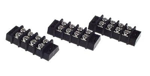 Miniatronics TB4 All Scale Electrical Accessories -- Terminal Block, 4-Screw pkg(3)