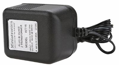 Miniatronics WT16 All Scale Plug-In Wall Transformers -- 16VAC 800mA (For Use w/Accessories Only)