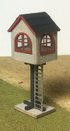 Motrak Models 13401 N Scale The Watch Tower Crossing Tower -- 7/8 x 7/8 x 2-1/4" 2.2 x 2.2 x 5.7cm
