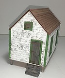 Motrak Models 43002B O Scale Sardine Fisherman's Shack 2-Pack -- Laser-Cut Wood Kit