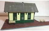 Motrak Models 43003 O Scale Little Depot -- Laser-Cut Wood Kit