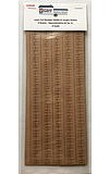 Motrak Models 44008 O Scale Random Width and Length Shake Shingles -- Approximately 64 Sq. In.