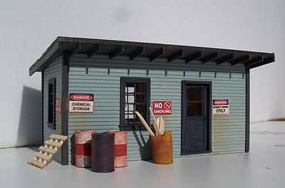 Motrak Models 63000 S Scale The Supply Shed -- Kit