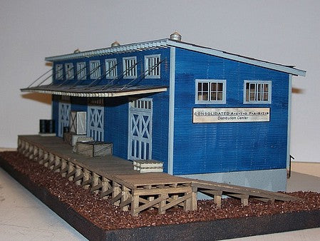 Motrak Models 63004 S Scale Consolidated Auto Parts Co. -- Laser-Cut Wood Kit