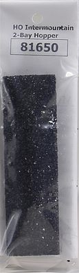 Motrak Models 81650 HO Scale Coal Load 2-Pack -- Fits Intermountain/Tichy USRA 2-Bay Hopper