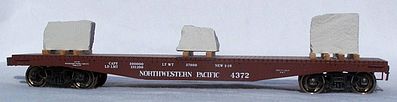 Motrak Models 81910 HO Scale Granite Block Flatcar Load -- Fits Enough for 3 Cars