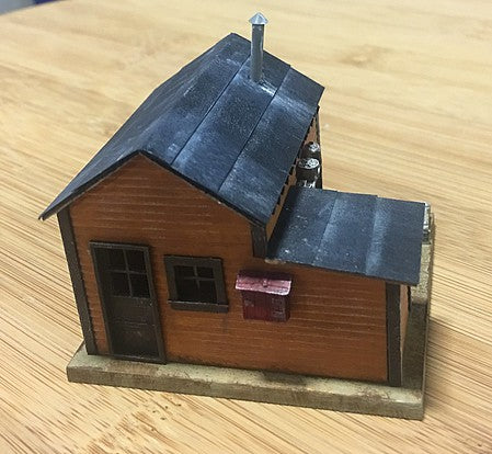 Motrak Models 83007 HO Scale The Tool Shed -- Laser-Cut Wood Kit