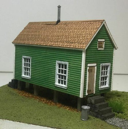 Motrak Models 83008A HO Scale Laser-Cut Wood Kit -- Sardine Fisherman's Shack