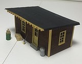 Motrak Models 83009 HO Scale Yard Shed -- Laser-Cut Wood Kit