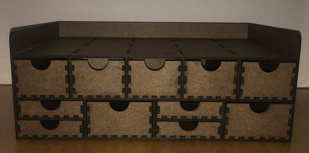 Motrak Models 85018 All Scale 11-Drawer Organizer - Laser-Cut Kit