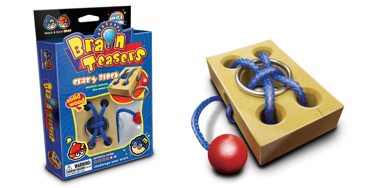 Daron Toys MZBT405 Crazy Block Brain Teaser