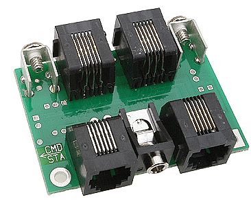 NCE Corporation 207 All Scale UTP Cab Bus Fascia Panel -- RJ12 (Telephone Type) Connectors