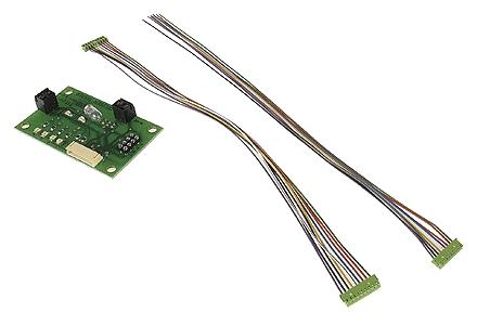 NCE Corporation 219 All Scale Decoder Tester Kit -- 8- & 9-Pin Plugs, Test Motor, 4-Function