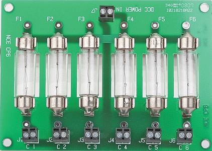 NCE Corporation 227 All Scale CP6 - 6-Zone DCC Circuit Protector