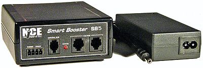 NCE Corporation 27 All Scale SB5 Smart Booster 5-Amp System -- Includes Power Supply