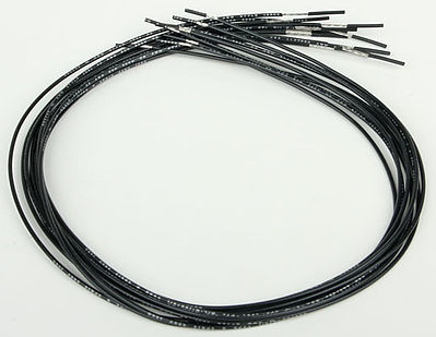 NCE Corporation 288 All Scale Power Drop 22AWG Wire Feeders -- Red 16" 40.6cm pkg(10)