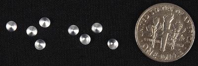 Ngineering N70018 N Scale Aluminum Lampshades pkg(8) -- 18"