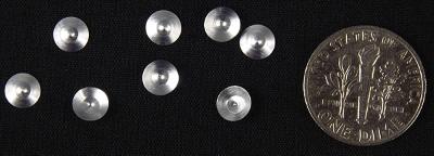 Ngineering N70058 HO Scale Aluminum Lampshades pkg(8) -- 18" 45.7cm pkg(8)