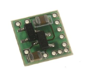 Ngineering N8032 All Scale Ultra-Miniature Simulator Circuit Board - DCC & Stationary Use; Input 6-18V DC -- Beacon for Red or Yellow LEDS