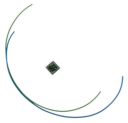 Ngineering N8032A All Scale Ultra-Miniature Beacon Simulator Circuit Board -- Use w/White or Blue LEDs For DCC and Stationary Use - Input: 6-18V DC