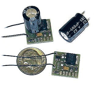 Ngineering N81041 HO Scale Constant Voltage Circuit for 3 LEDs -- With Applied Capacitor
