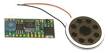 Ngineering N8301013 All Scale Little Sounds Module with 19/32 x 15/16" 15 x 24mm Speaker -- Auto Repair Shop Sounds