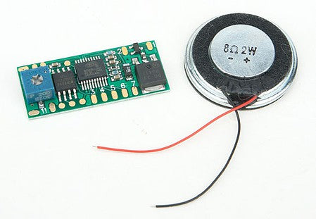 Ngineering N8301044 All Scale Little Sounds Module with 19/32 x 15/16" 15 x 24mm Speaker -- Industrial Sounds