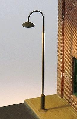 Ngineering NK014 HO Scale 18' Curved-Neck Streetlight -- Kit - Incandescent LEDs pkg(8)