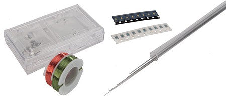 Ngineering NK0154 HO Scale Gooseneck Building Light Kit -- Incandescent LEDs pkg(8)