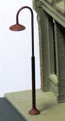 Ngineering NK0161 N Scale 18' Curved-Neck Streetlight Kit pkg(8) -- White LEDs (Modern Lighting)