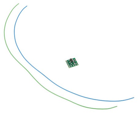 Ngineering NLD8031A All Scale Ultra-Miniature Mars Light Simulator w/Optional Headlight Circuit Board -- For Use w/Sound DCC Decoders & RC Applications - Input: 3.3-18V DC