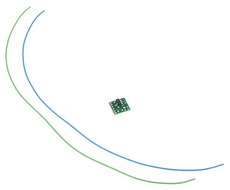 Ngineering NLD8031B All Scale Ultra-Miniature Super Mars Light Simulator Circuit Board w/3 LED Outputs -- For Use w/Sound DCC Decoders & RC Applications - Input: 3.3-18V DC