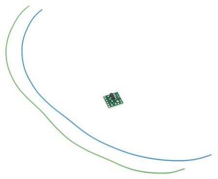 Ngineering NLD8033B All Scale Ultra-Miniature Gyralight Simulator w/Optional Headlight Circuit Board -- For Use w/Sound DCC Decoders & RC - Input: 3.3-18V DC