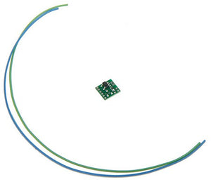 Ngineering NLD8037 All Scale Ultra-Miniature Early-Era Flasher Simulator Circuit Board -- For Use w/Sound DCC Decoders & RC Applications - Input: 3.3-18V DC