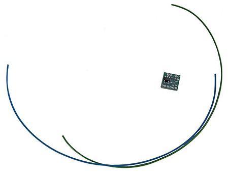 Ngineering NLD8042 All Scale Ultra-Miniature Rotating Beacon Simulator Circuit Board -- Use w/Red or Yellow LEDs For Use w/Sound DCC Decoders & RC - Input: 3.3-18V DC