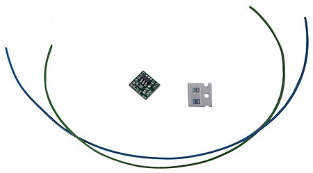 Ngineering NLD8042C All Scale Ultra-Miniature 4-LED Rotating Beacon Simulator Circuit Board -- For Use w/Sound DCC Decoders & RC Applications - Input: 3.3-18V DC
