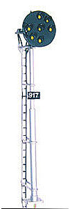 NJ International 1044 HO Scale PRR-Style Position Light LED Signal - Assembled -- Absolute Stop