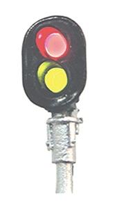 NJ International 1083 HO Scale Signals - D Type -- 2-Light Head w/LEDs