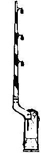 NJ International 1170 HO Scale Grade Crossing Signals -- Gates Only - w/"A" Type Arm (red, white)