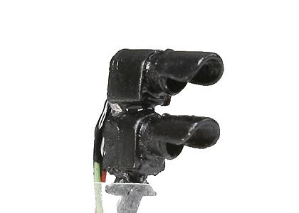 NJ International 1297 HO Scale GRS SC Type Dwarf Signal w/Red & Green LEDs -- Black