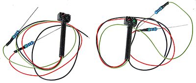 NJ International 1301 HO Scale Switch Indicator -- Black