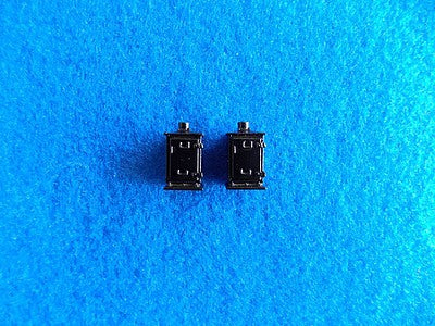 NJ International 1338 HO Scale Relay Cabinet pkg(2) -- Low (black)