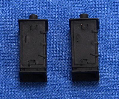NJ International 1340 HO Scale Relay Cabinet pkg(2) -- Tall (black)