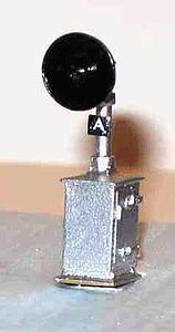 NJ International 1355 HO Scale SA Type Signal -- Single-Aspect Low-Head Signal w/Bi-Color LED