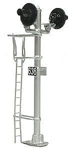 NJ International 1361 HO Scale SA-Type Target Block Signal -- 2-Aspect Bi-Directional