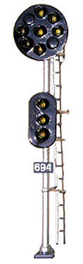 NJ International 2046 N Scale PRR-Style Disc Home Signal
