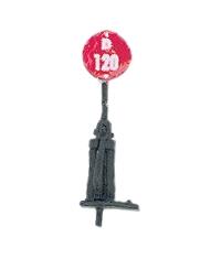 NJ International 2916 N Scale Assembled, Operating Switch Stands -- High Star Type, Standard Red Target