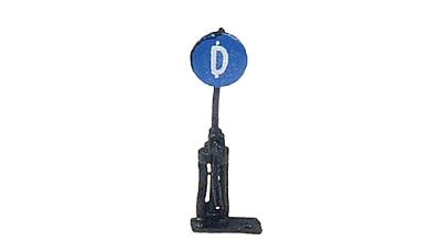 NJ International 2917 N Scale Assembled, Operating Switch Stands -- High Star Type Derail w/Blue Target