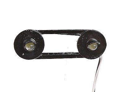 NJ International 3216 O Scale B&O Style Double-Aspect Marker Signal Head Only